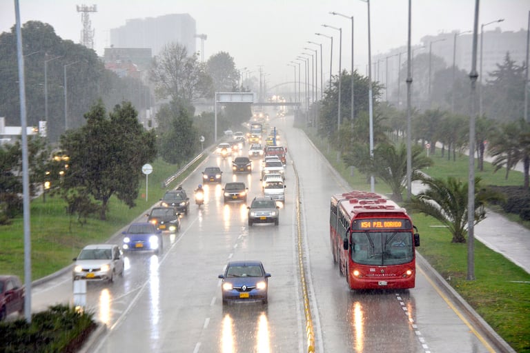 Lluvias en Bogotá.