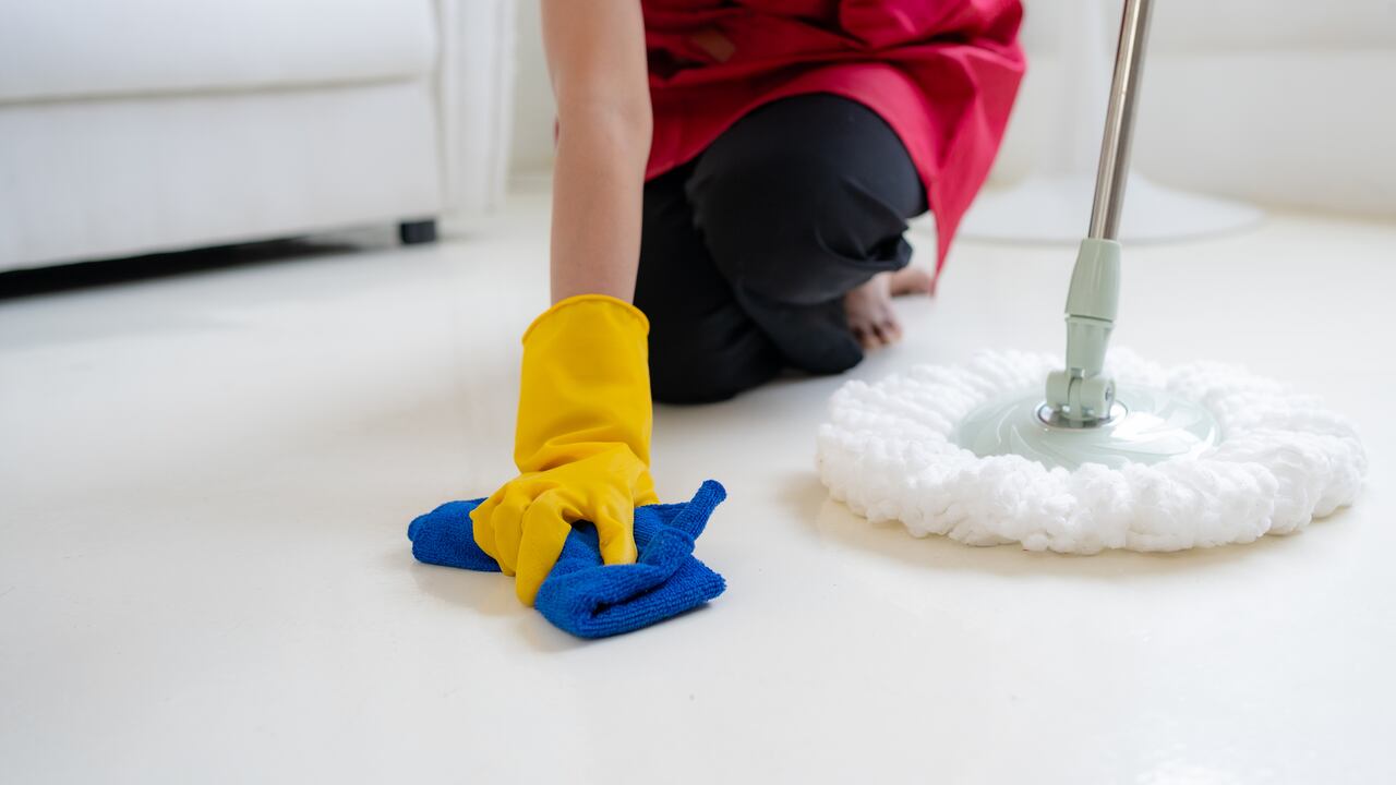 Experimente la tranquilidad de un hogar limpio y protegido al trapear con menta, una práctica que no solo embellece, sino que también desinfecta de manera natural.