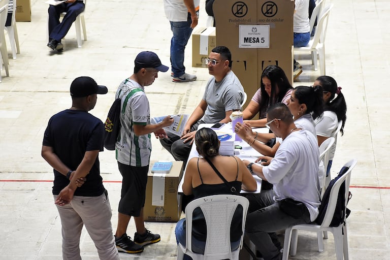 Elecciones Presidenciales 2026, Puesto de votación Coliseo del Pueblo.