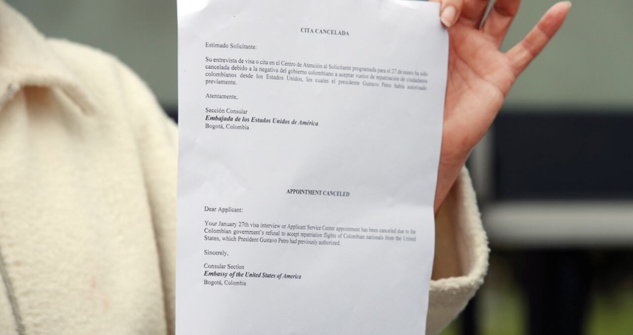 Unas 1.500 citas para solicitud de visas fueron canceladas la semana pasada y sigue la preocupación por un aumento de los aranceles.