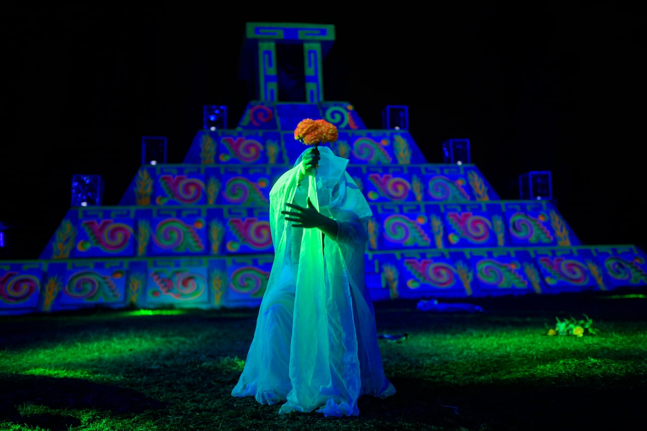 La llorona, México 18 de octubre de 2020. Foto: Pedro Pardo/ AFP
