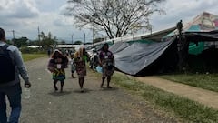 Más de 1.400 delegados indígenas participan en el IV Congreso Nacional del Pueblo Emberá en la Universidad del Valle, en Cali.