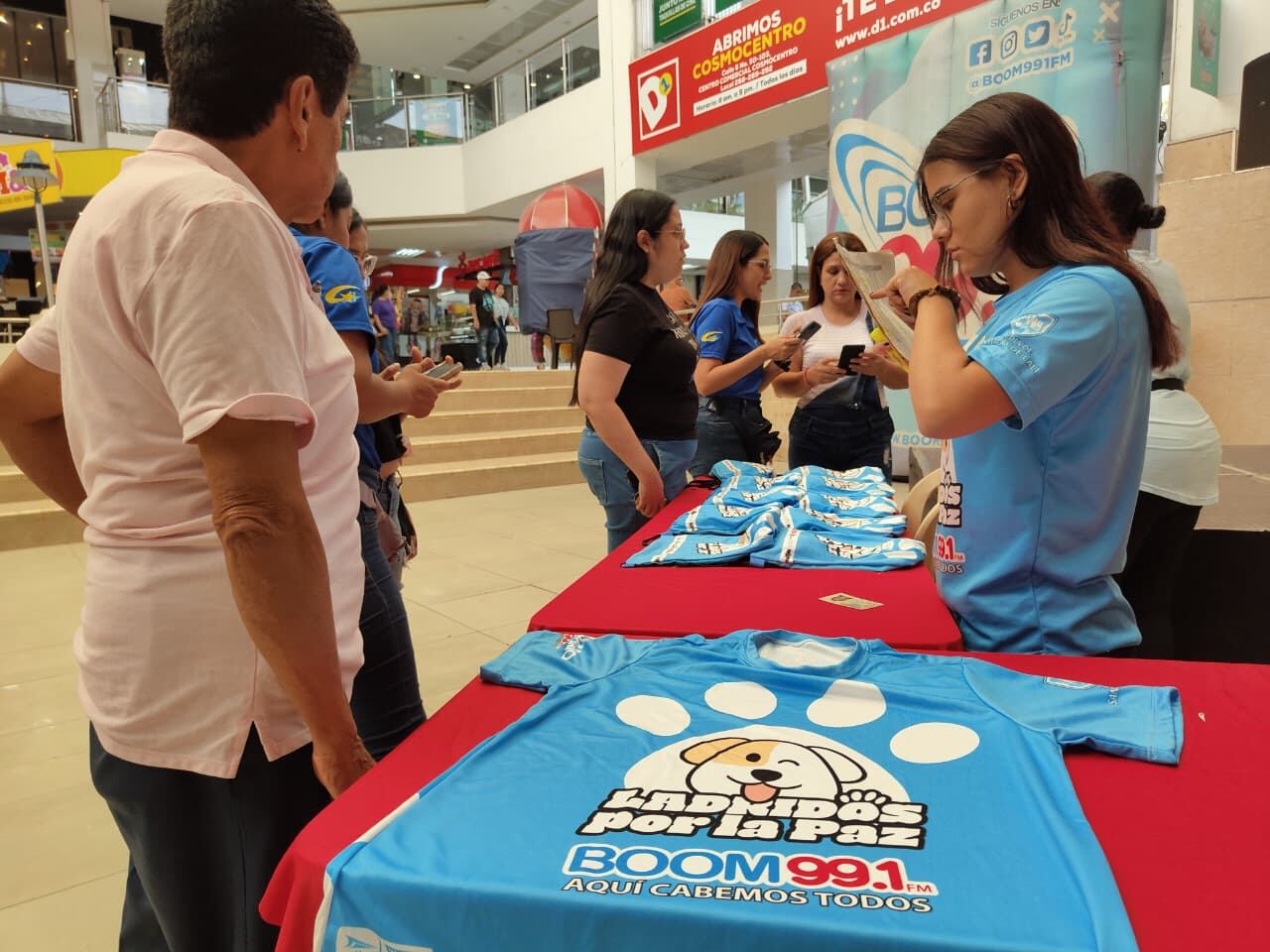 Kits de la caminata Ladridos por la Paz