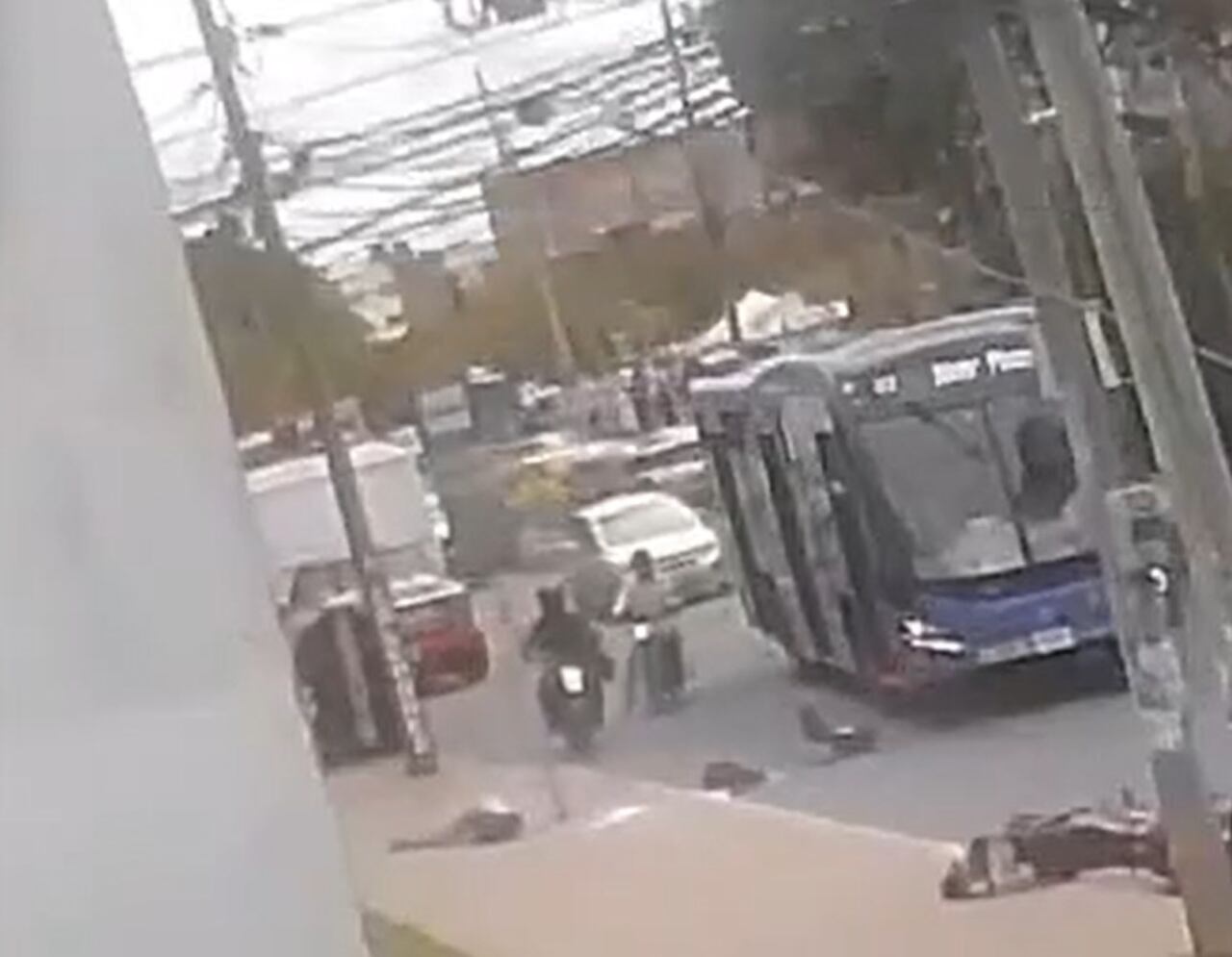 Motociclista falleció en un accidente de tránsito en Bogotá.
