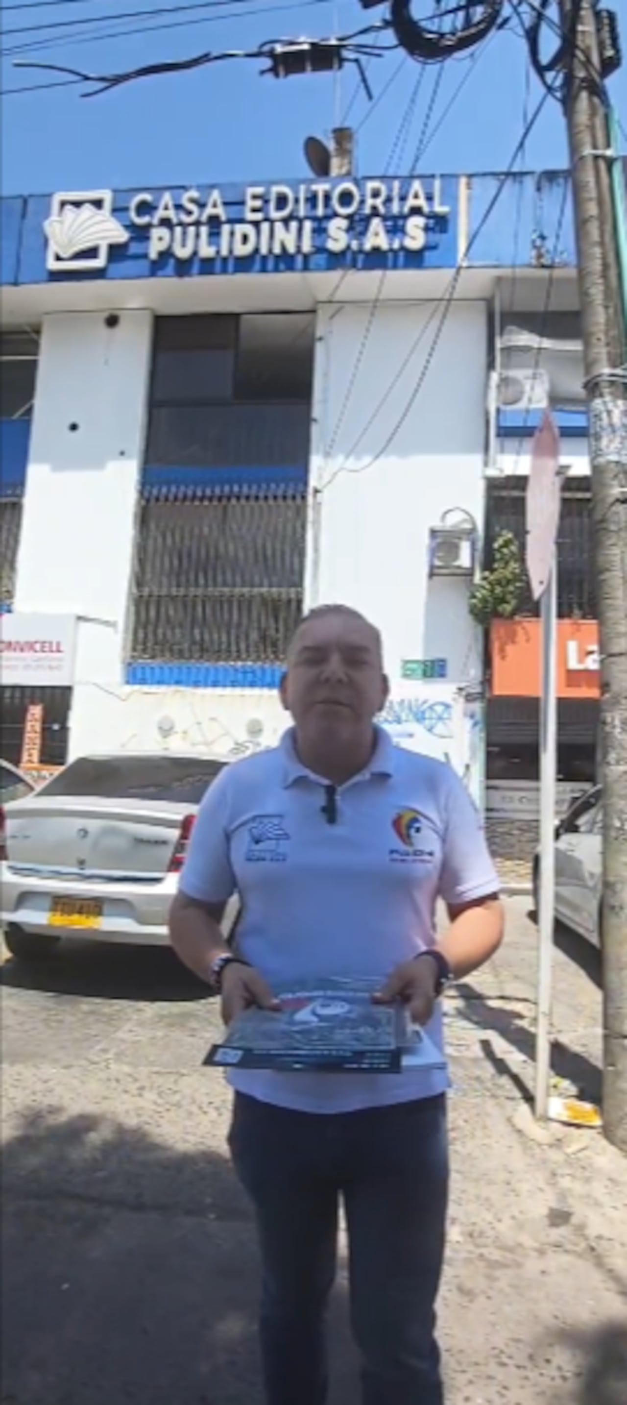 Armando Pulido, director de la casa editorial Pulidini, aseguró que la empresa ha recibido el respaldo de autoridades, empresarios y ciudadanos tras el millonario robo.
