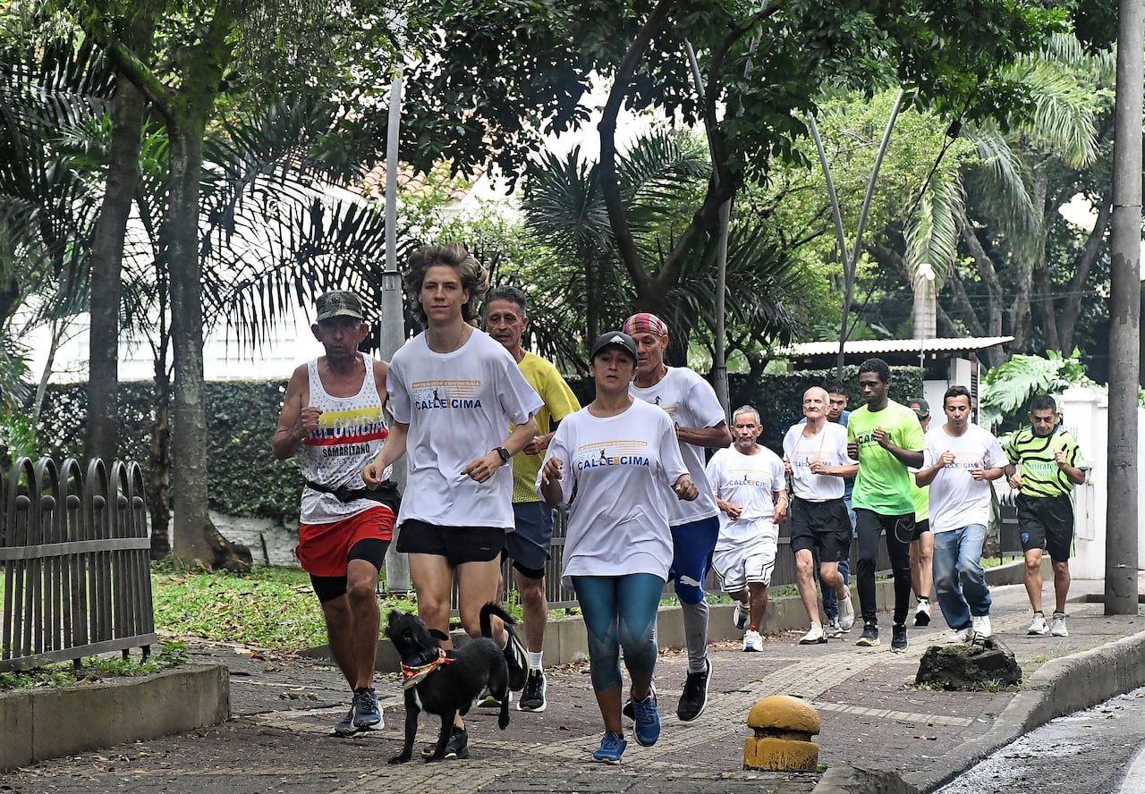 Cali: Equipo de atletismo de habitantes de la calle, foto José L Guzmán