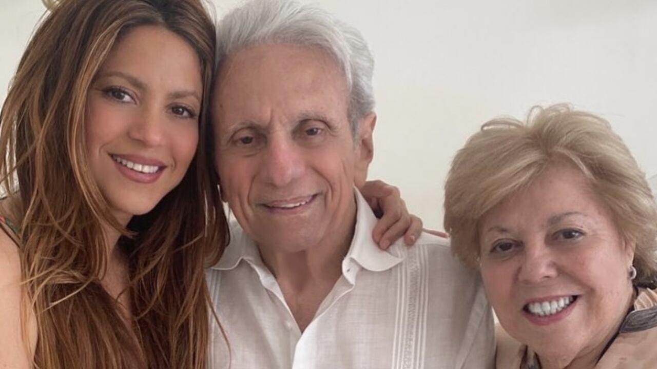 Padres de la cantante colombiana Shakira. Foto: Instagram @Shakira.