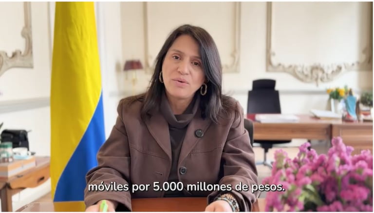 Ministra de Cultura, Paola Holguín.