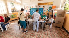 Ciudadanos realizan su derecho al voto en las urnas durante las últimas elecciones territoriales.