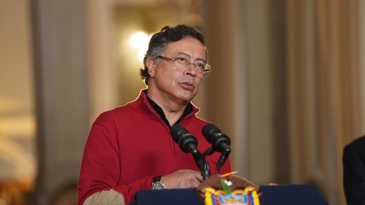 El presidente Gustavo Petro realizó una alocución el domingo 15 de febrero.