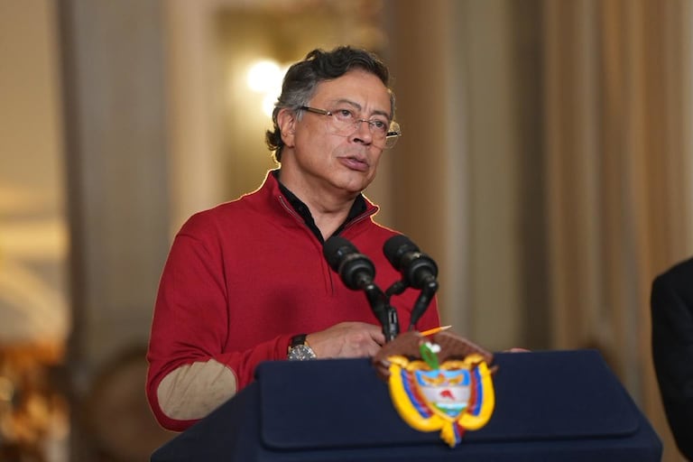 El presidente Gustavo Petro realizó una alocución el domingo 15 de febrero.