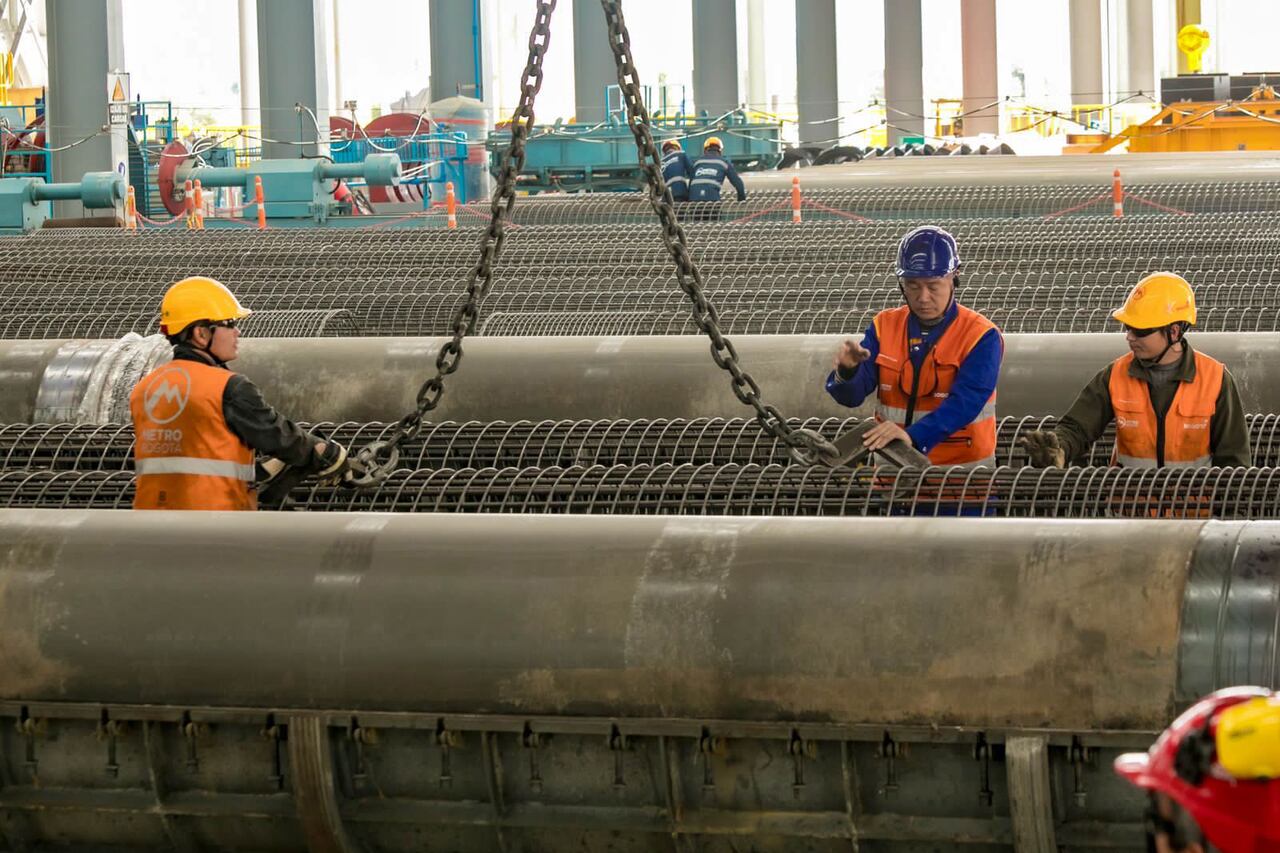 Obras Metro de Bogotá
Bogota julio del 2023
Foto: Prensa Alcaldía de Bogotá
