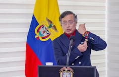 El presidente, Gustavo Petro, el 23 de diciembre de 2025, en Bogotá