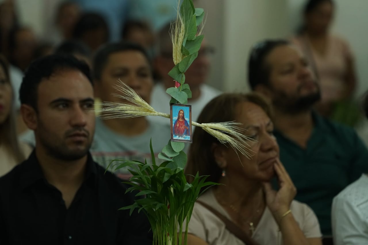 Domingo de Ramos en la Iglesia La Ermita en Cali. 29 de marzo de 2026. Fotos: Jorge Orozco.