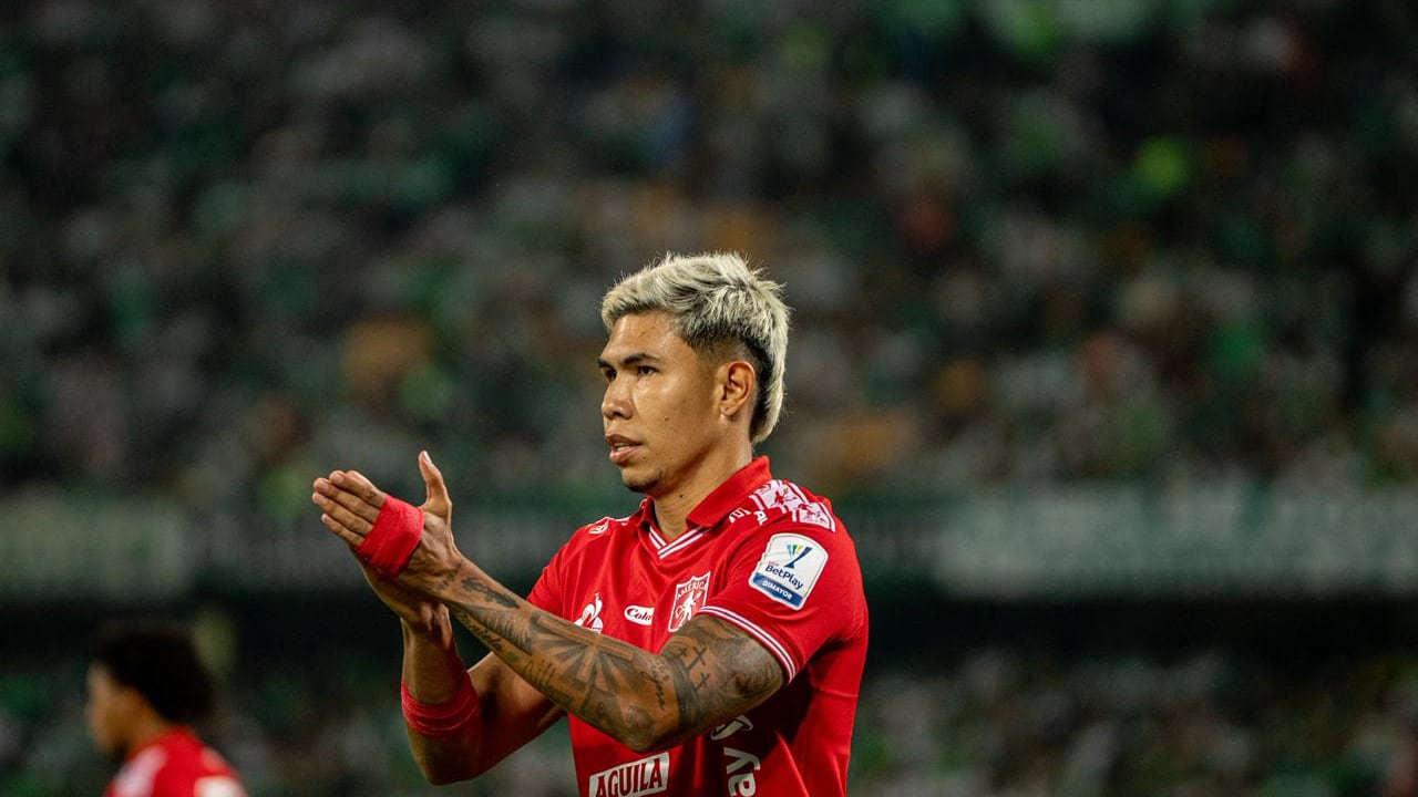 Imagen del partido entre Atlético Nacional y América de Cali por la fecha 1 del Grupo A de los cuadrangulares semifinales del segundo semestre de la Liga Colombiana 2025.