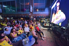 Hinchas celebran en Cali, la goleada que la selección Colombia le pegó a Panamá, clasificando a Semifinales e ilusionando con ganar la Copa América 2024