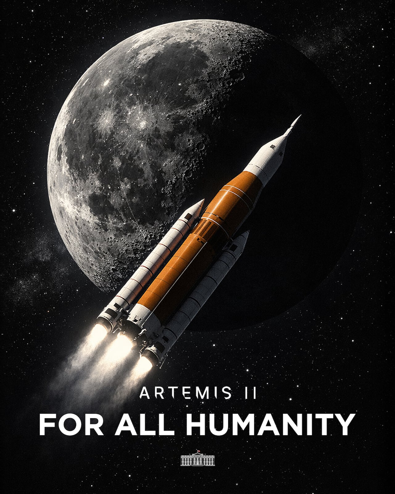 La misión sobrevolará alrededor de la Luna.