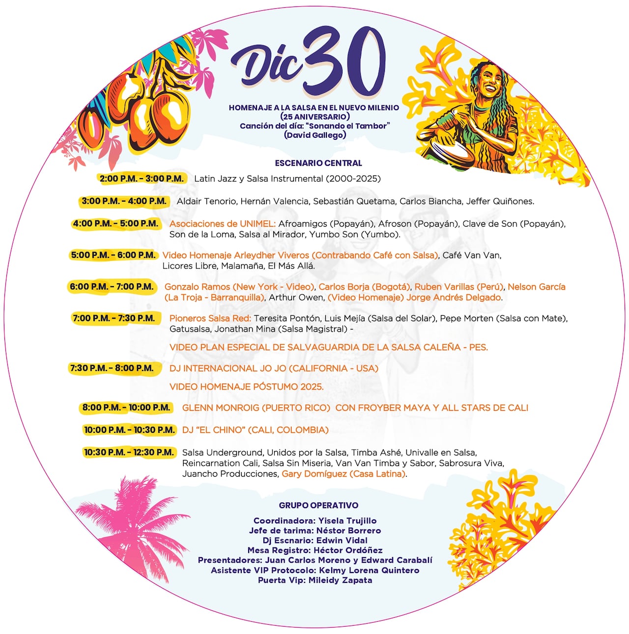 Cinco días para los melómanos: así será la programación del encuentro salsero en Cali