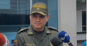 Coronel Carlos Oviedo, comandante de la Policía de Cali.