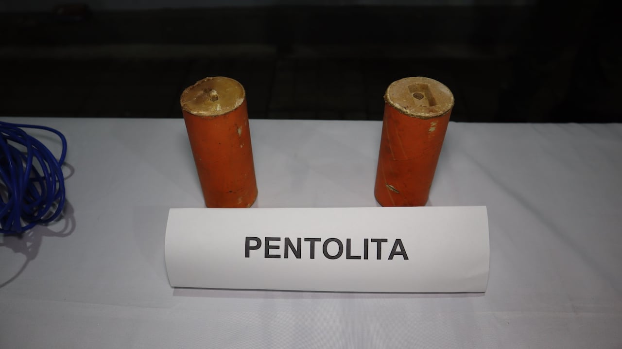 Se encontró pentolita en los operativos de registro.