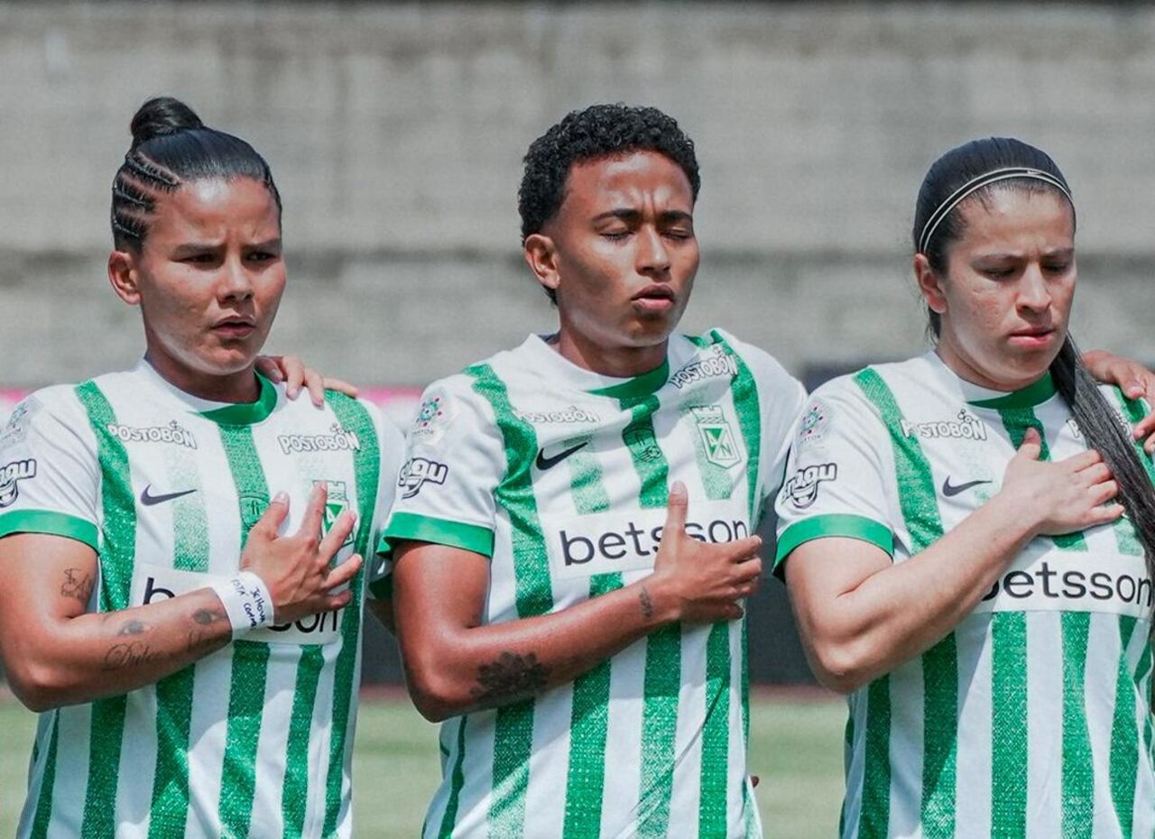 Manuela González (izq.) es una de las figuras de Atlético Nacional.