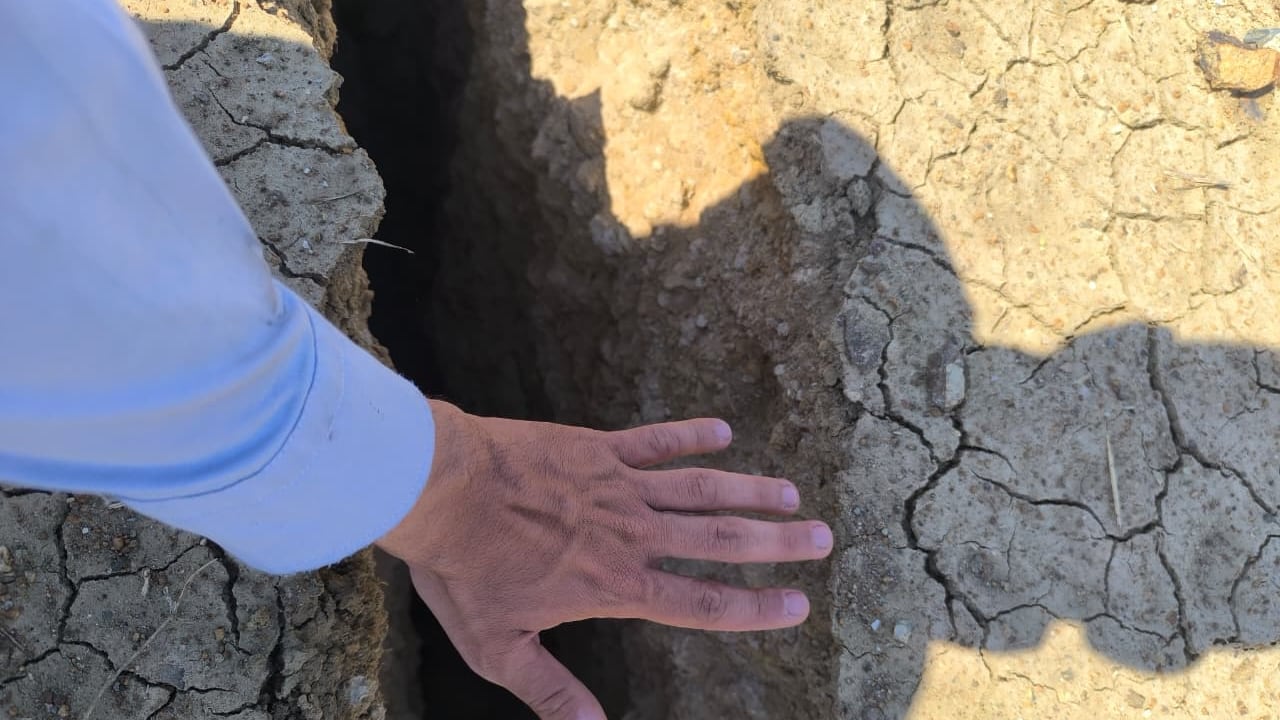 Leonardo Castillo Sánchez, gerente general de ASORUT, explica la magnitud de la emergencia que enfrenta el Distrito de Riego