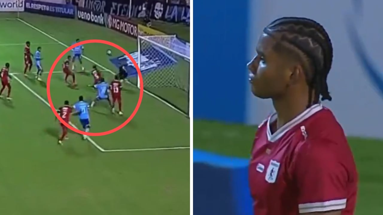 Autogol de Josen Escobar con América de Cali ante Macará.