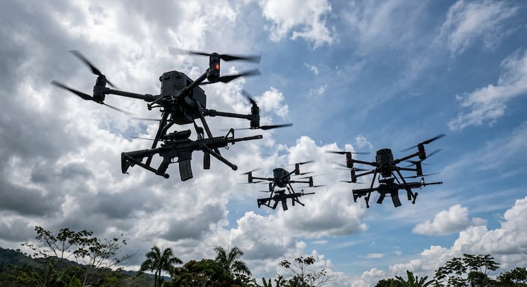 ATAQUE CON DRONES