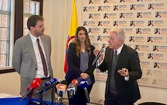 Álvaro Uribe, Andrés Forero y Paloma Valencia.