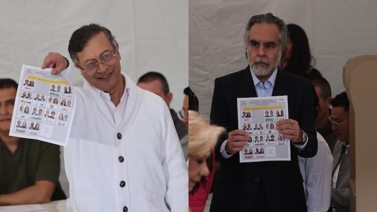 EL presidente Petro y el ministro Armando Benedetti revelaron su voto.