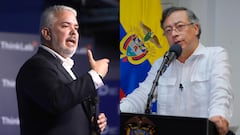 Iván Duque y Gustavo Petro.