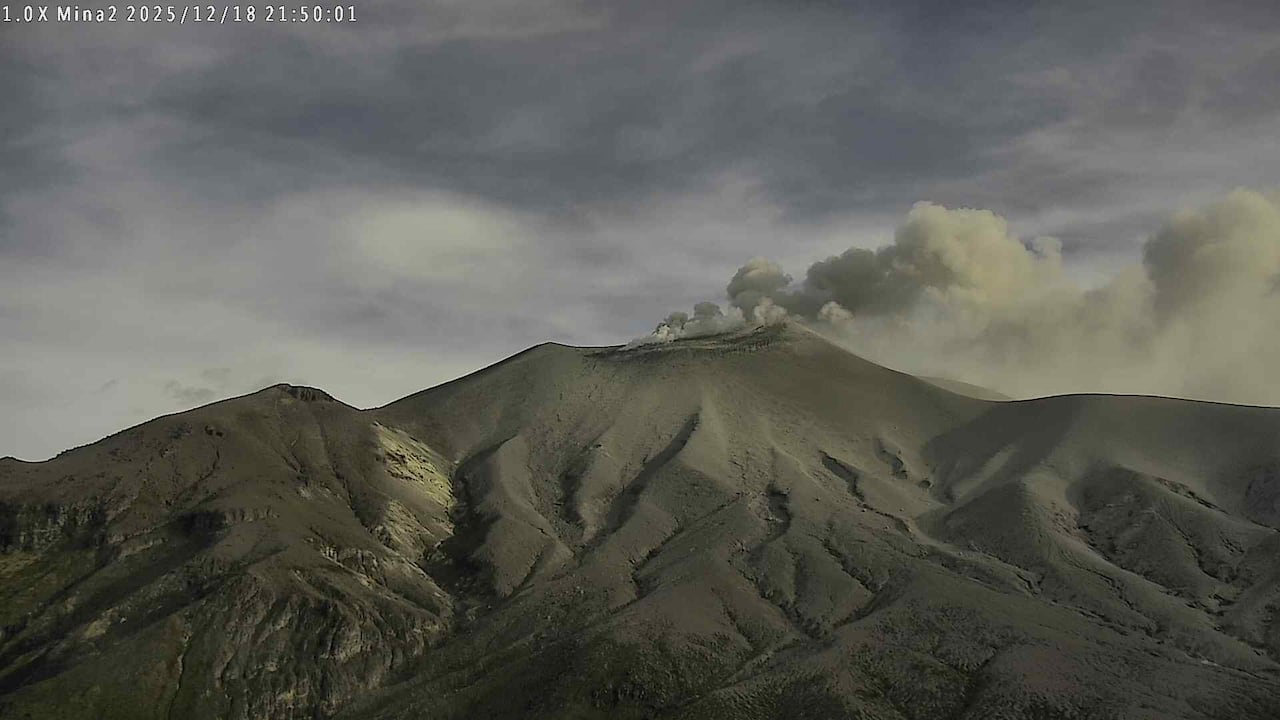 El volcán Puracé continúa inestable.