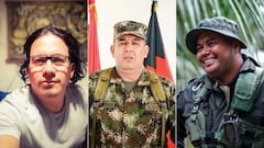 Wilmar Mejía, el general Juan Miguel Huertas y Calarcá