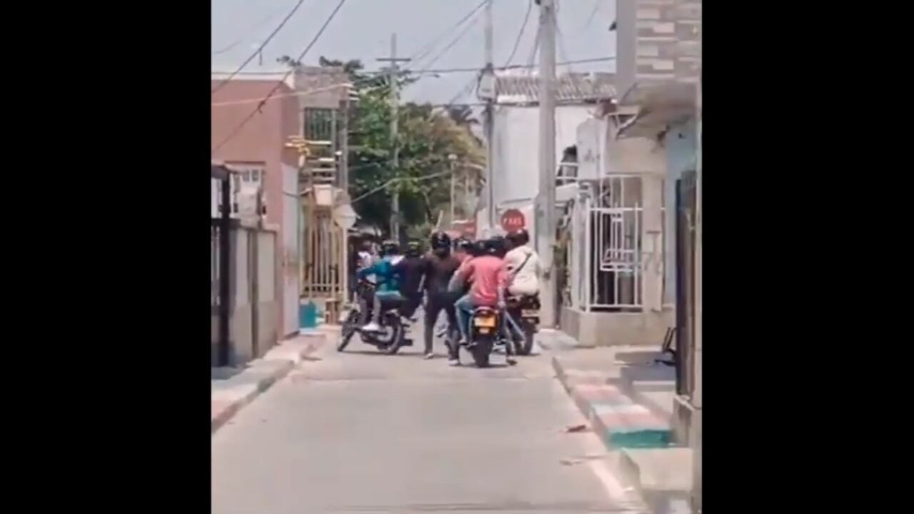 Banda de cobradores gota a gota en Barranquilla.