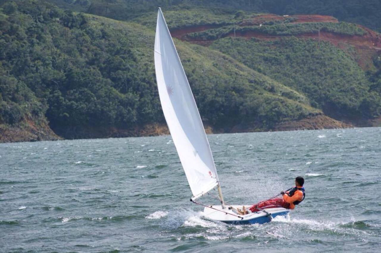 Luis Antonio Plata en una de las competencias representando a Colombia a nivel internacional.
