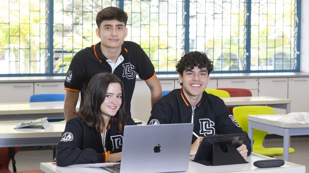 Estudiantes del Colegio Alemán de Cali.