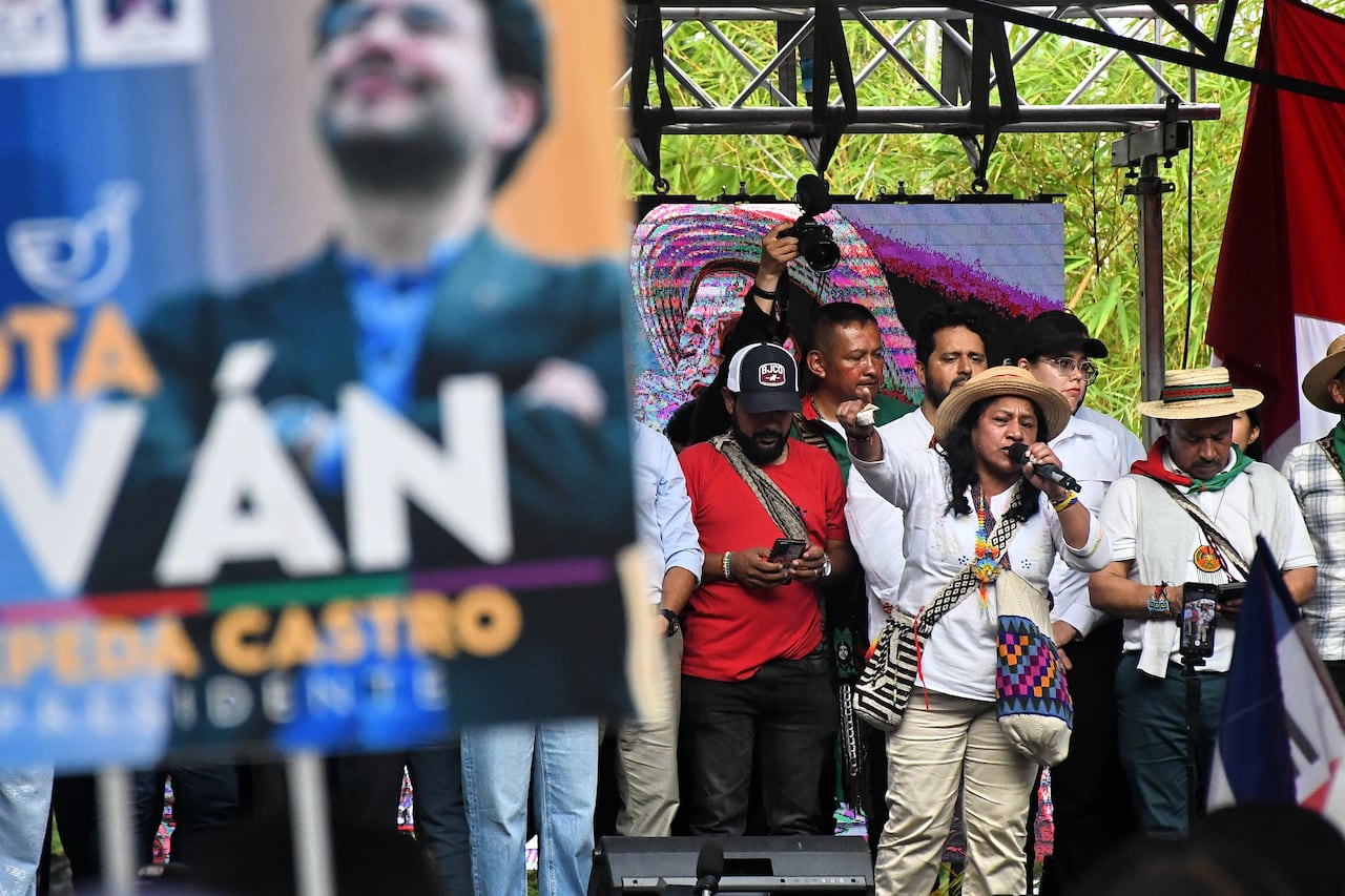 La candidata a la Vicepresidencia Aida Quilcué aseguró que su paso por Cali busca tender puentes con distintos sectores sociales.