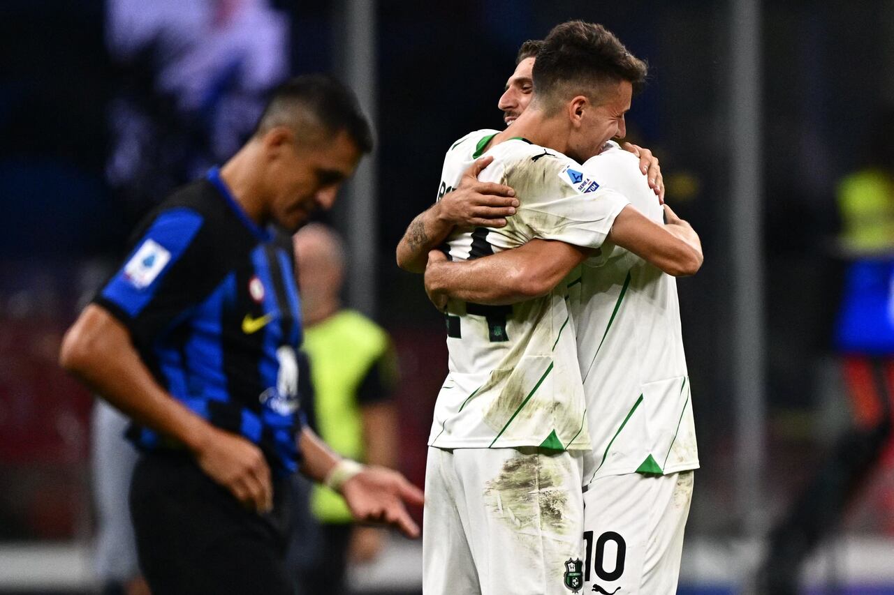 Inter perdió ante el Sassuolo y perdió el invicto en la Serie A