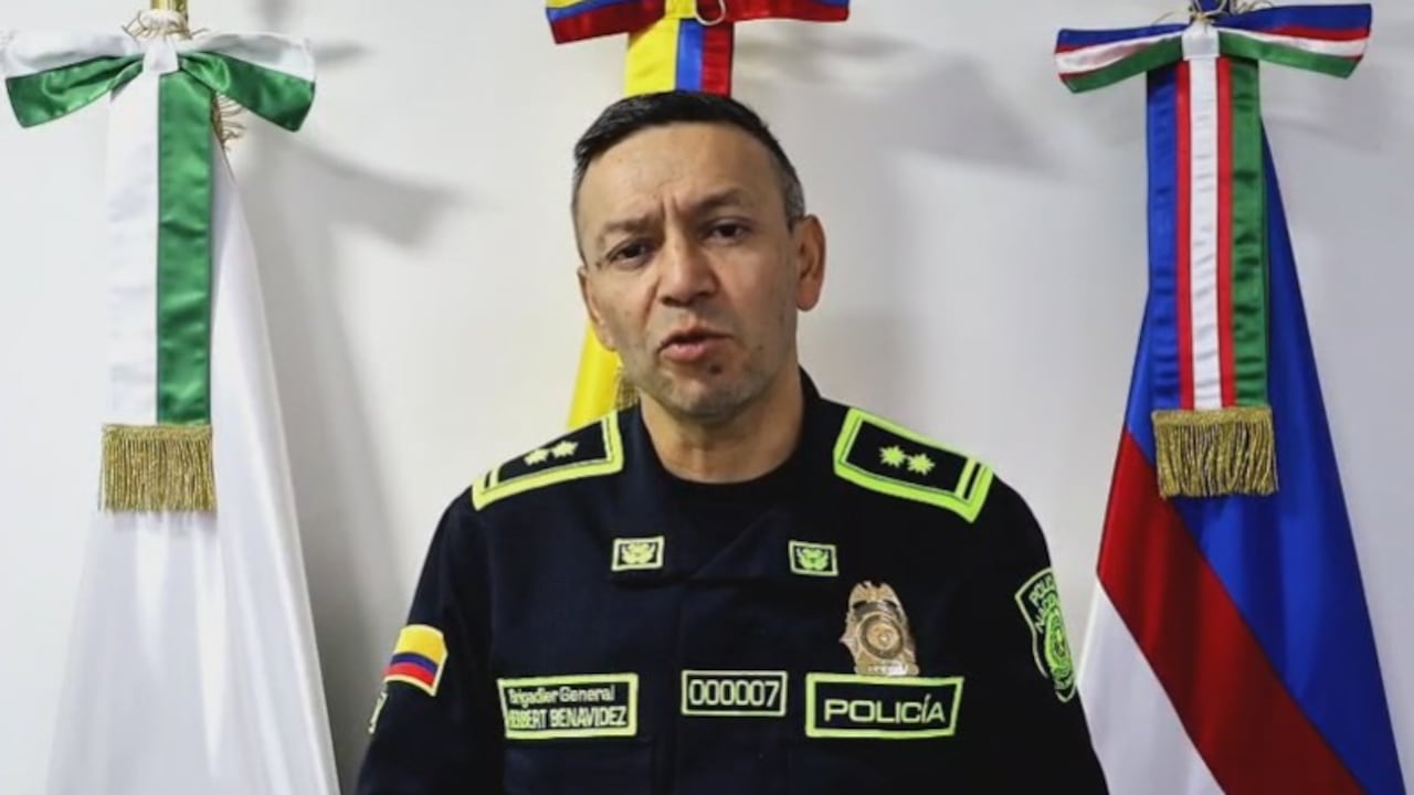 Herbert Benavidez, comandante Policía Metropolitana Santiago de Cali