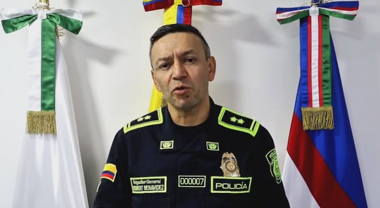 Herbert Benavidez, comandante Policía Metropolitana Santiago de Cali