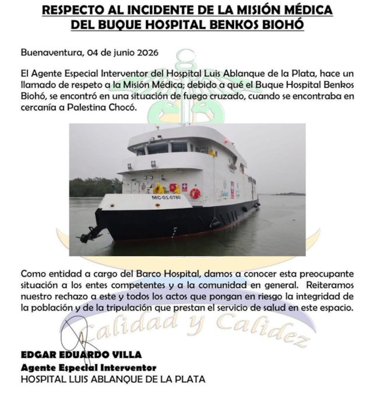 Buque Hospital