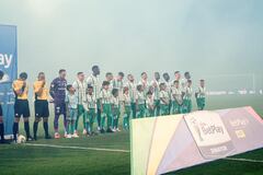 Imagen del partido entre Atlético Nacional y América de Cali por el juego de ida de las semifinales de la Copa Colombia 2025.