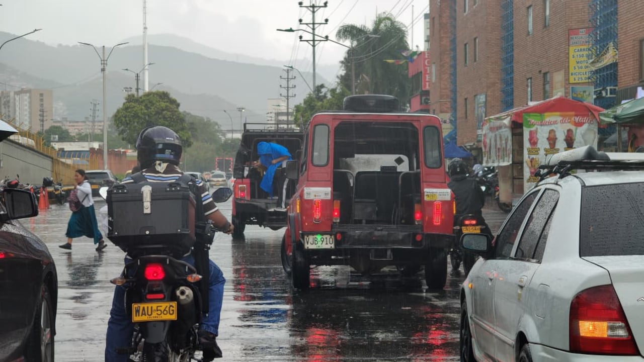 Fuertes lluvias se registran en Cali este lunes 30 de marzo