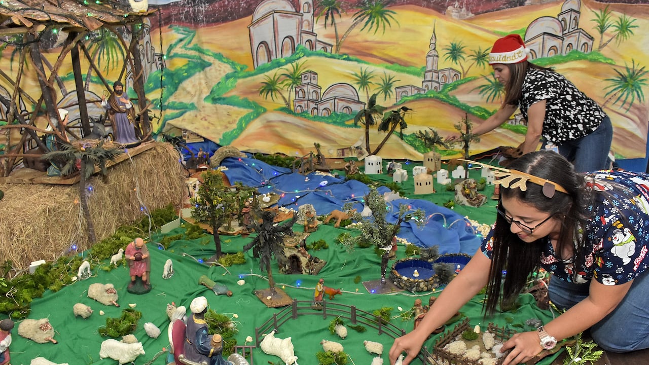 Celebración Novena Navideña Instituto de Ciegos y Sordos.