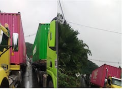 Desde hace varios días se presenta alta congestión en la vía a Buenaventura, en especial después del peaje de Loboguerrero.
