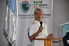 Cali: Entrega de insumos y equipos a la Policía ambiental por parte de la Gobernación del Valle Foto José L Guzmán. EL País