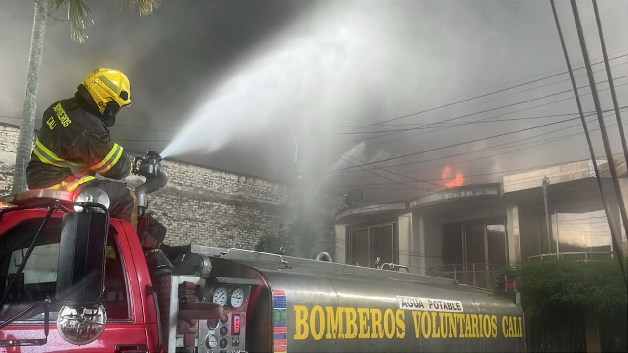 Incendio en Cali