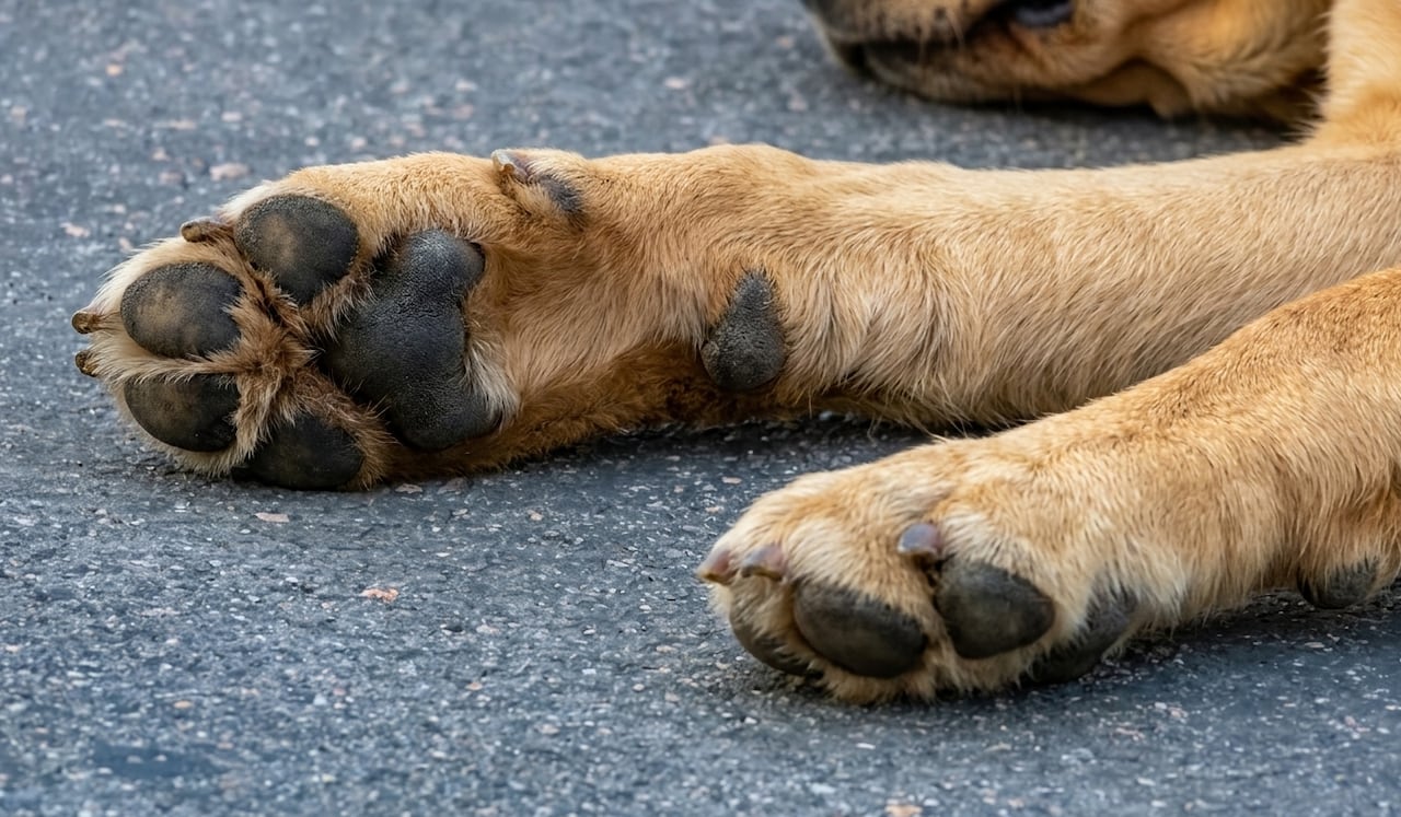 Perro muere atropellado tras ser quemado con agua hirviendo