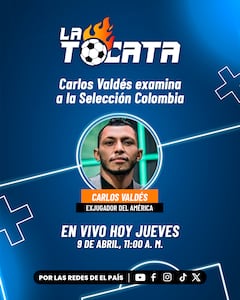Carlos Valdés examina a la Selección Colombia