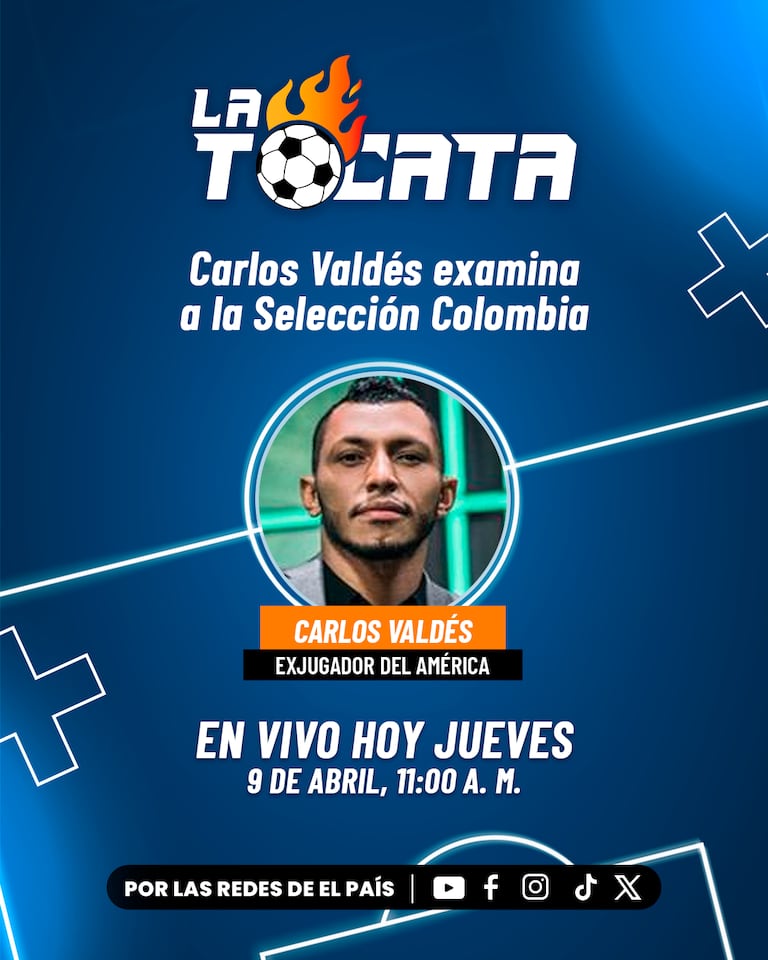 Carlos Valdés examina a la Selección Colombia